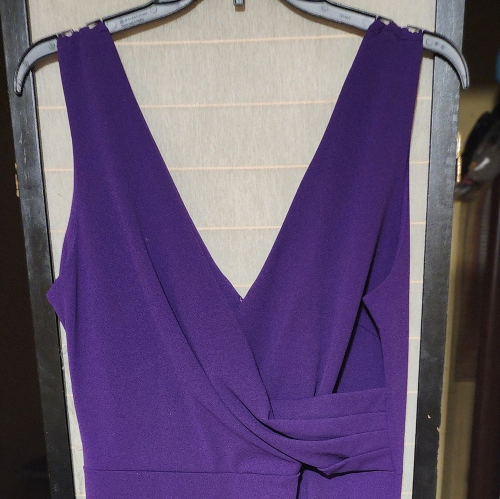 Purple Woosea Formal Dress